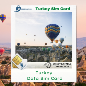 Turkey Sim Card (Daily) l Roaming Unlimited Data Travel Sim Card - Daily Plan