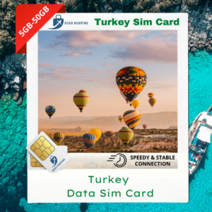 【3GB-50GB】Turkey Sim Card l Roaming Unlimited Data Travel Sim Card