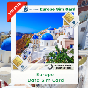【3-50GB】Europe Sim Card (3GB-50GB) l Unlimited Data Travel Sim Card