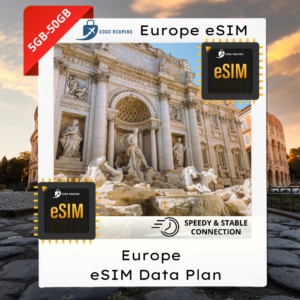 【EU45 eSim】Europe eSIM (5GB-50GB) Europe 45 countries l Unlimited Data Travel eSIM