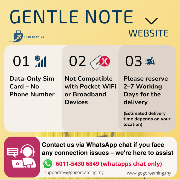 7. Website Gentle note (2025) sim product feature