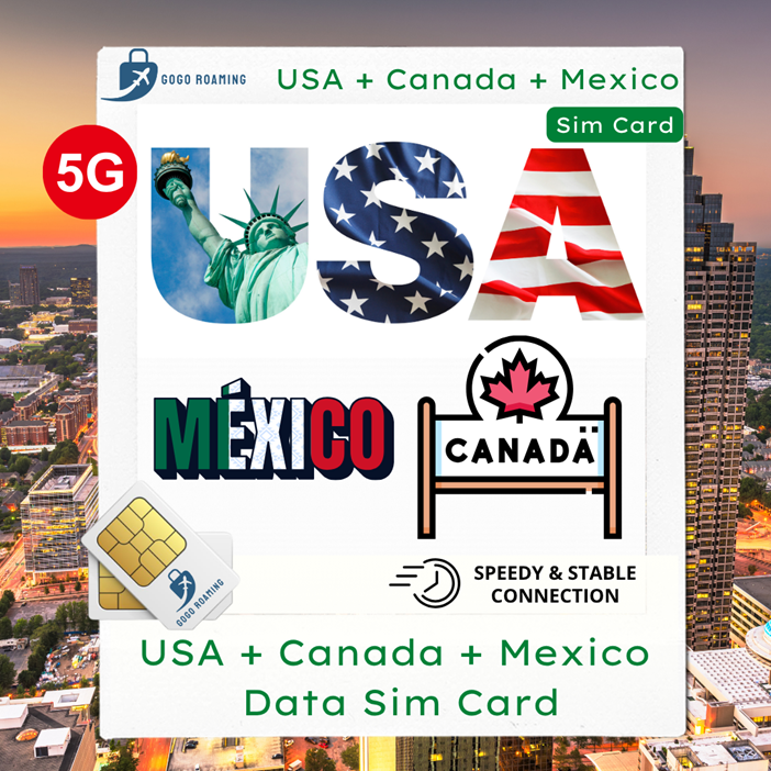 1. USA Canada Mexico Sim Card 1.0