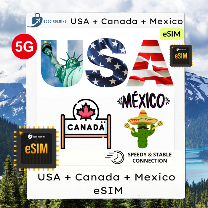 2. USA Canada Mexico eSIM 1.0