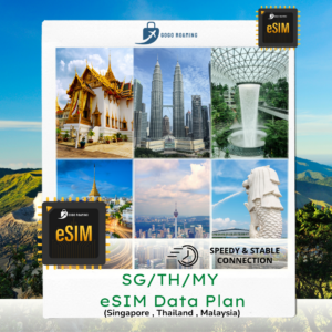 【eSim】SEA 3 Malaysia Roaming Data (Daily) Singapore I Indonesia - Southeast Asia 3 eSim Data Plan
