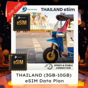 【eSim】Thailand eSim (3GB-10GB) Unlimited Data Travel eSim Plan (Copy)