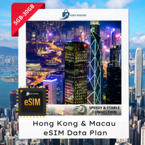 【eSim】Hong Kong & Macau eSIM (3GB - 30GB) Data eSim Plan
