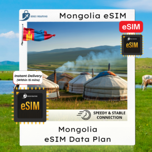 【eSim】Mongolia eSim (3GB - 10GB) Travel eSim