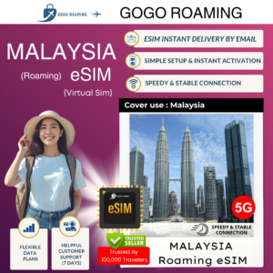 【eSim】Roaming Malaysia eSIM 5G Roaming Data