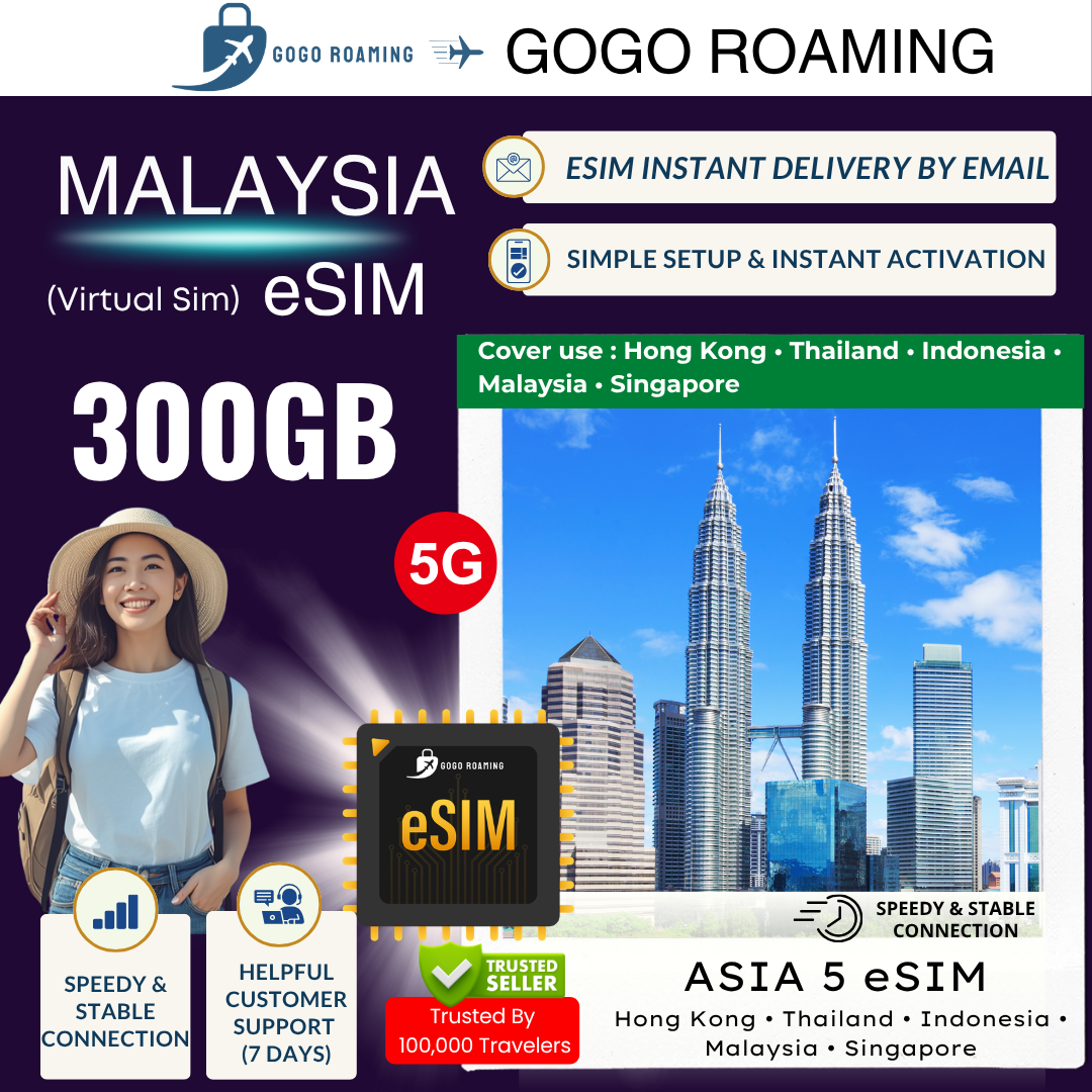 Asia 5 (Tsim) Malaysia eSIM 1